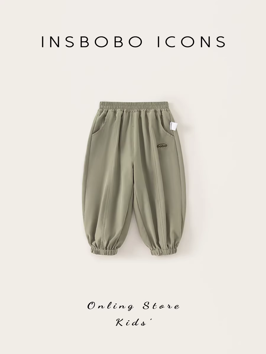 Quần bé trai INSbobo mùa hè quần mỏng chống muỗi quần trẻ em thường ngày đa năng mặc mùa hè cho bé phong cách mới hợp thời trang