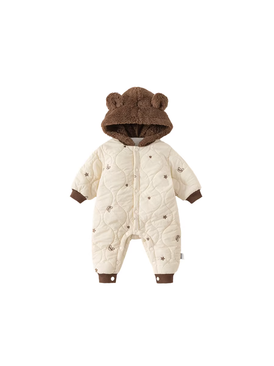 Bộ đồ liền thân giữ ấm dày dặn mùa đông 2025 INSbobo cho bé gái và bé trai, mùa thu đông