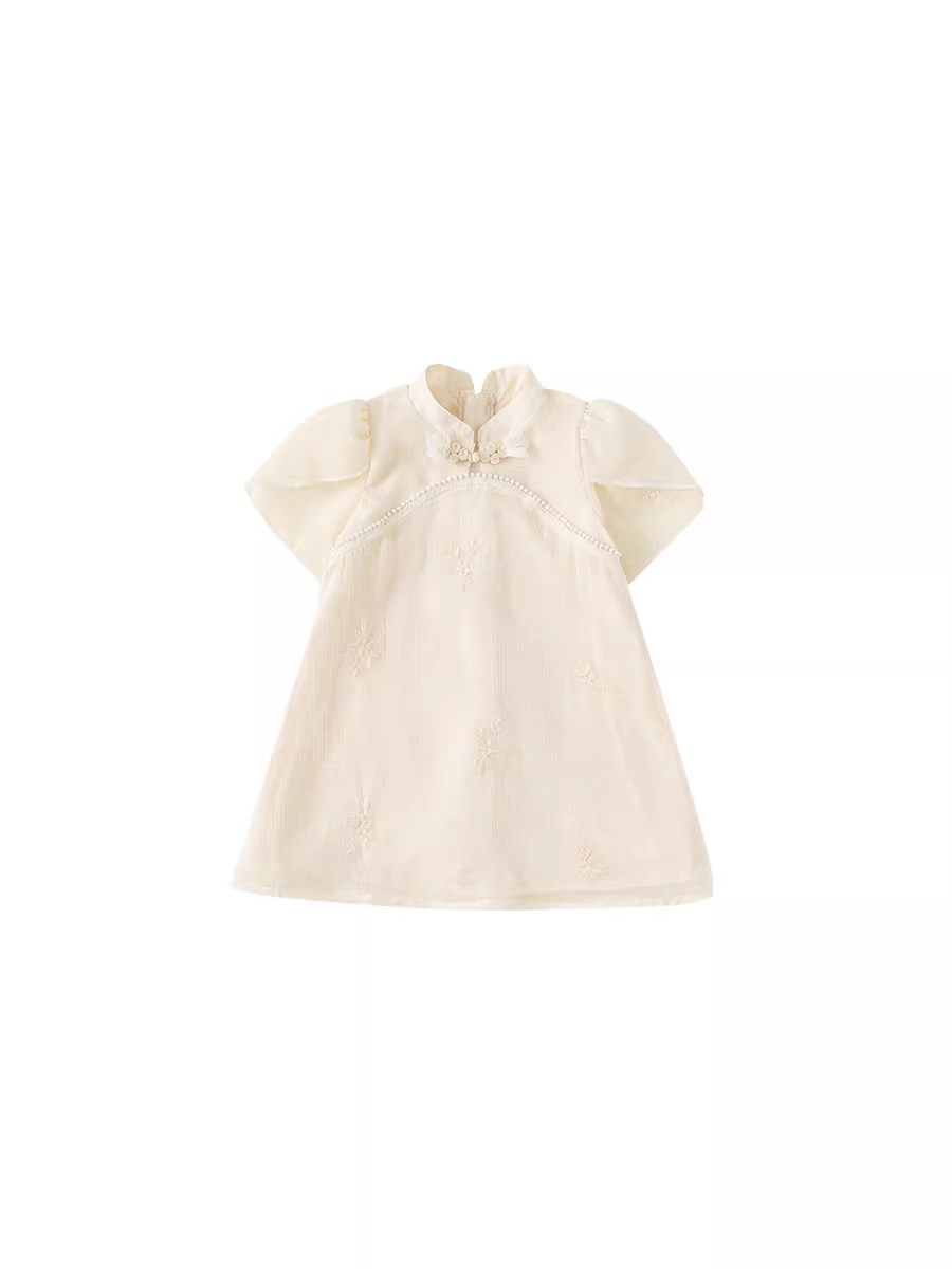 Váy Hanfu INSbobo cho bé gái mùa hè 2025, mẫu mới cho bé một tuổi, quần áo trẻ em mùa hè