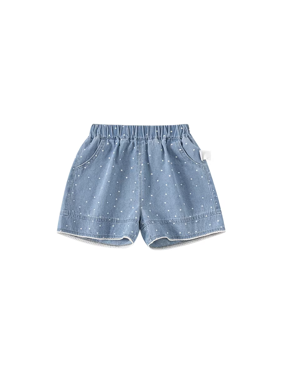 Quần bé gái INSbobo kiểu mỏng mùa hè 2025, trang phục đầu hè, quần đùi bé gái, quần jean trẻ em, quần áo trẻ em sơ sinh