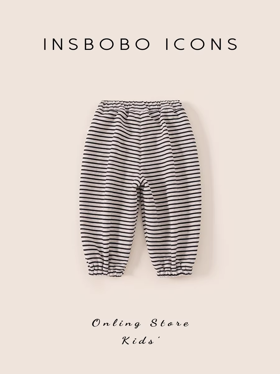 Quần bé gái INSbobo mùa đông 2025 kiểu dáng mới thời trang quần dài dày giữ ấm cho bé mùa thu đông
