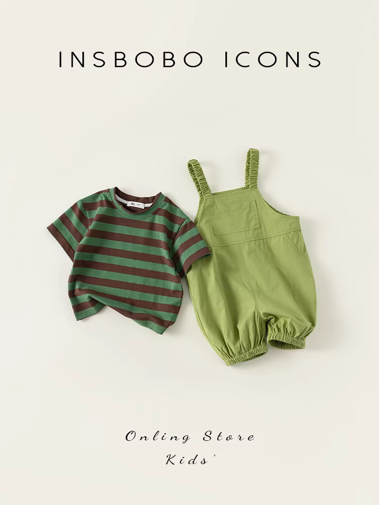 Bộ trang phục mùa hè cho bé trai, bộ trang phục thời trang cho bé gái, quần áo mùa hè sành điệu, quần áo trẻ em mới năm 2025, quần áo mùa hè hợp thời trang cho bé trai.