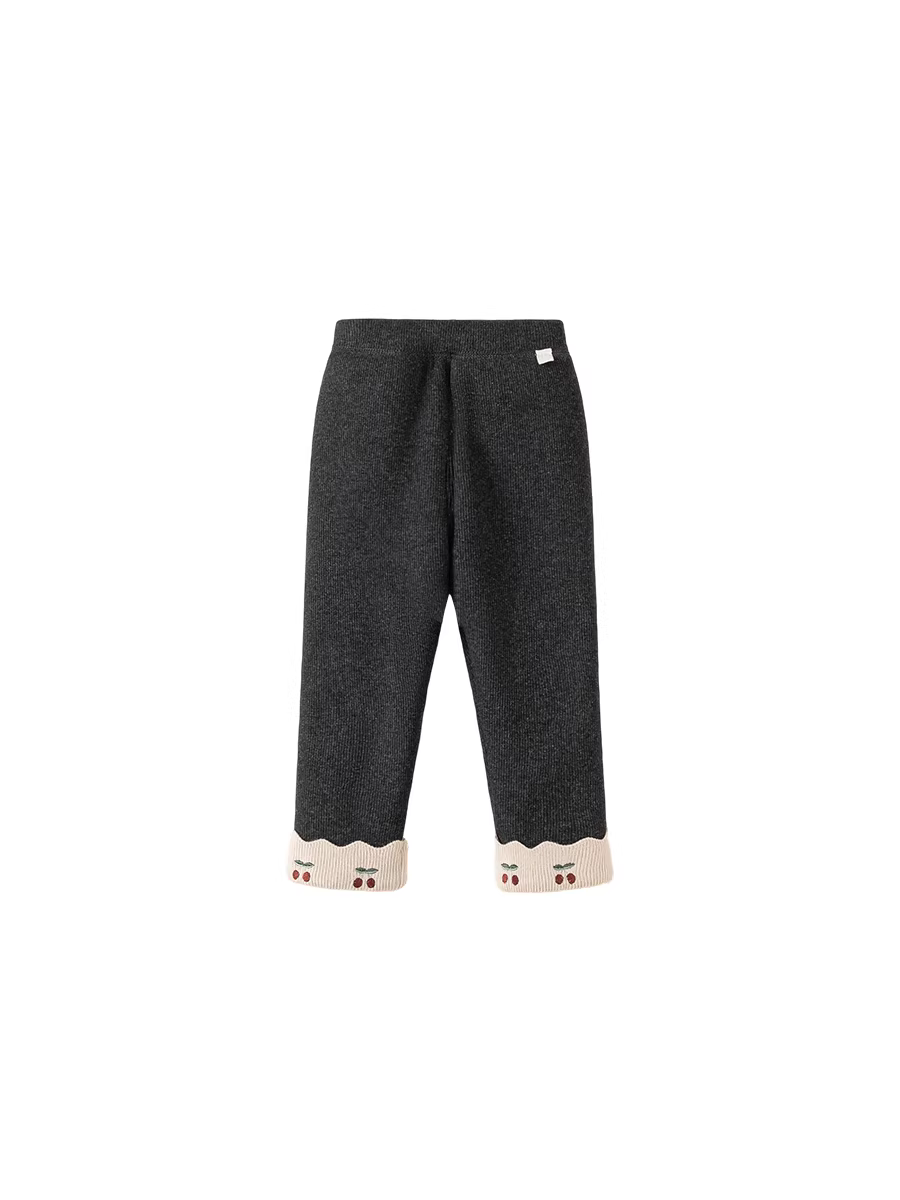 Quần bé gái INSbobo mùa đông 2025, quần legging dày giữ ấm cho bé gái, quần dài mùa thu đông