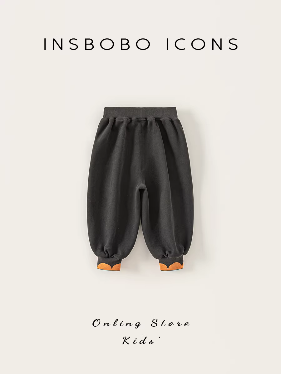 Quần thể thao bé trai INSbobo mùa thu, quần trẻ em siêu thời trang xuân thu 2025, quần jogger bé sơ sinh mới