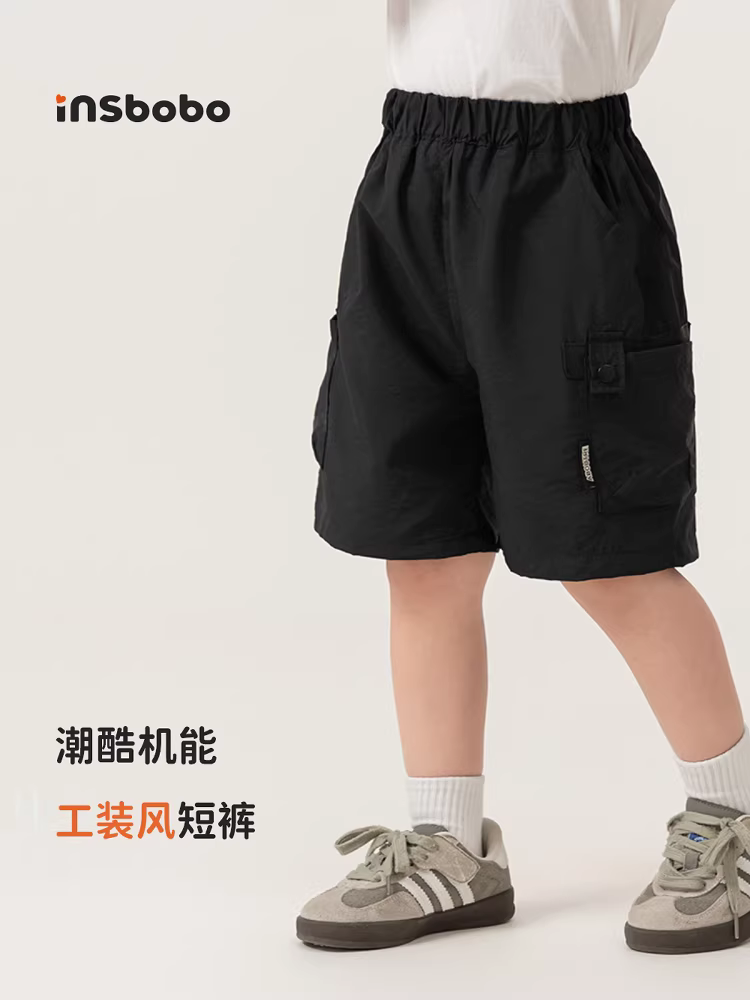 Quần short bé trai, quần bé trai, quần áo mùa hè mỏng cho trẻ em, kiểu mới 2025, quần cargo bé trai, quần áo trẻ em thời trang