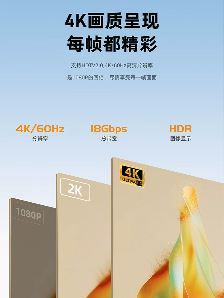 Bộ chuyển đổi từ Type-C sang HDMI từ tính, cổng HDMI đực sang C cái, dùng để chiếu màn hình điện thoại lên màn hình máy tính, máy tính xách tay lên máy chiếu, TV, hỗ trợ 4K@60hz, cáp chuyển đổi USB-C HD.
