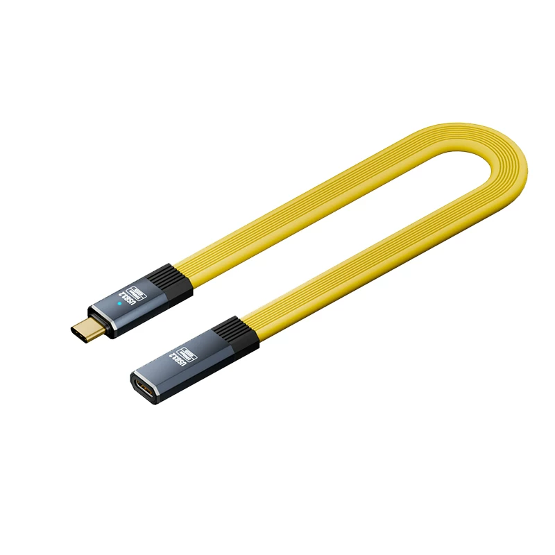 Cáp mở rộng typec đầy đủ tính năng, cáp dữ liệu mở rộng từ đầu đực sang đầu cái, tốc độ cao 20gbps, sạc nhanh PD100, chiếu màn hình 8K, cáp trạm nối USBC, cáp nguồn máy tính xách tay, ổ cứng, bộ chuyển đổi tai nghe