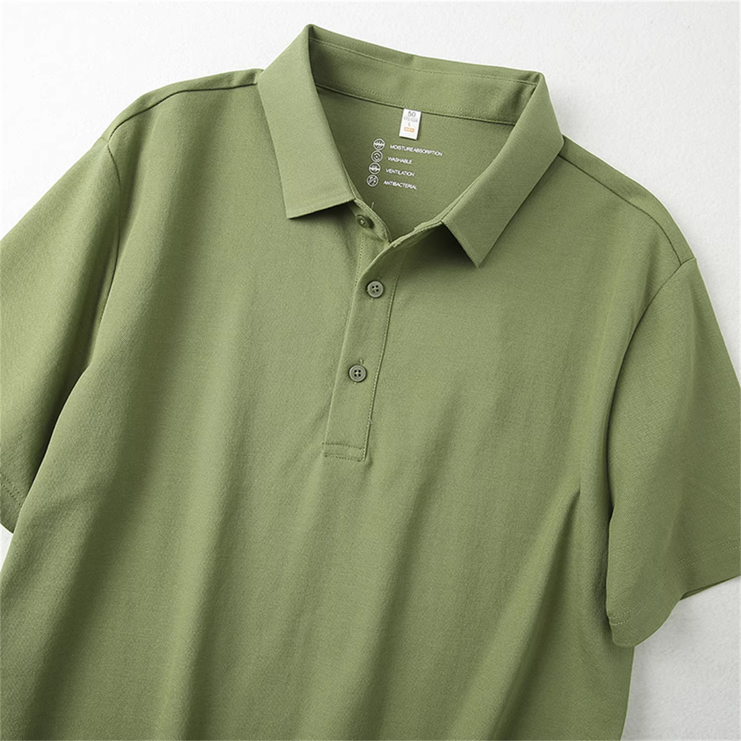 Don Quixote Cool Series! Chất liệu cotton Tân Cương cao cấp! Áo POLO ngắn tay mùa hè thoáng khí kiểu tổ ong, phong cách thường ngày