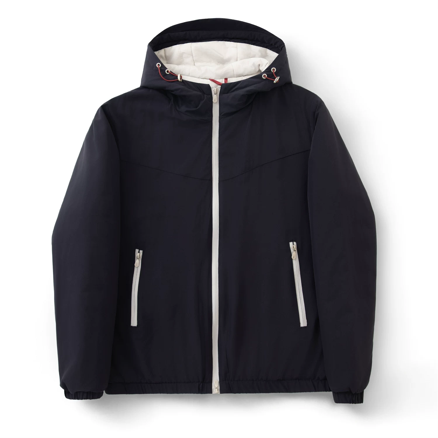 Don Quixote, phong cách sang trọng nhẹ nhàng và cổ điển! Áo khoác cotton có mũ dày dặn và ấm áp, được làm từ chất liệu pha len cừu và tơ tằm.