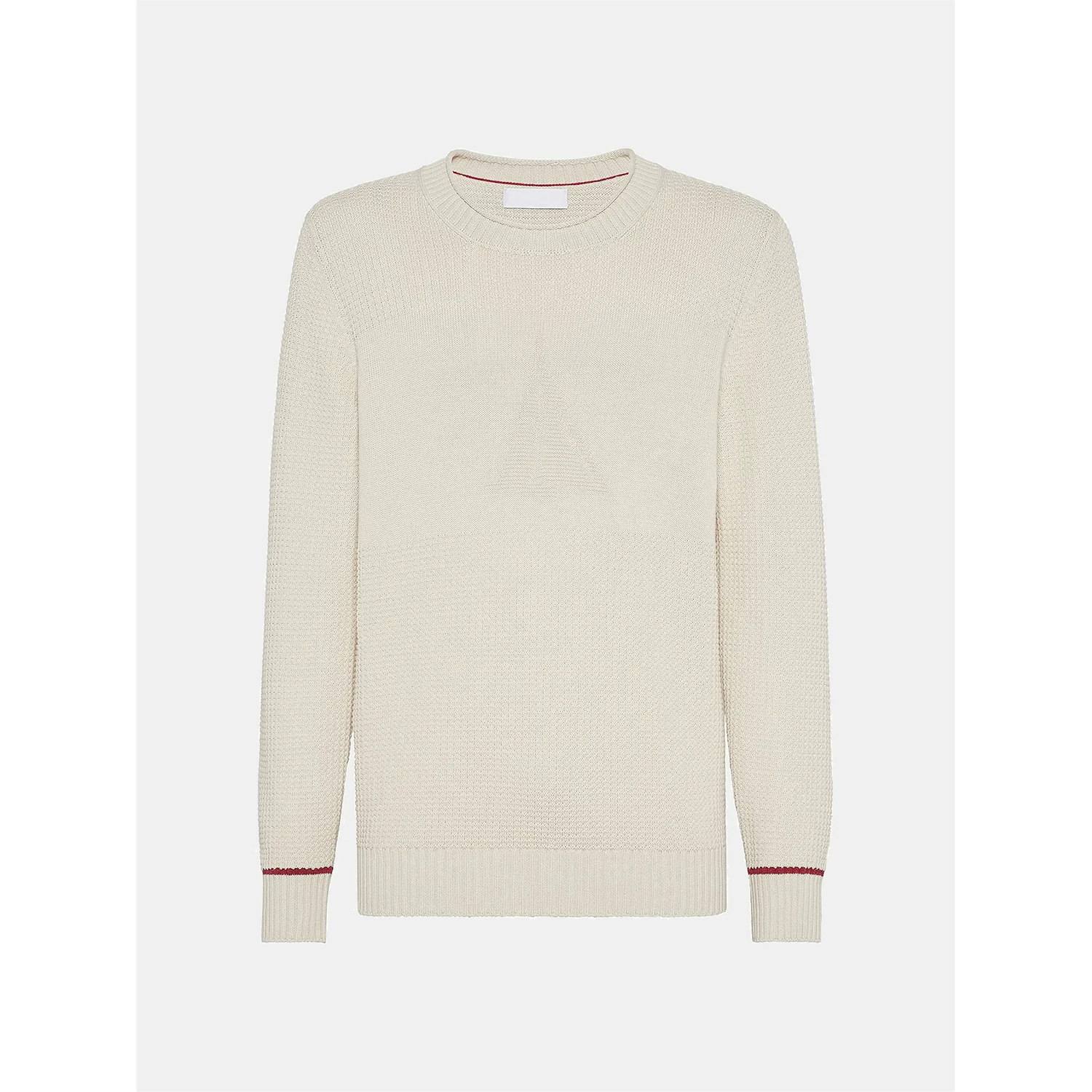 Don Quixote Offline 1W+! Dòng sản phẩm Sailing! Áo len nam dệt kim viền cuốn, chất liệu gân, xu hướng Thu Đông