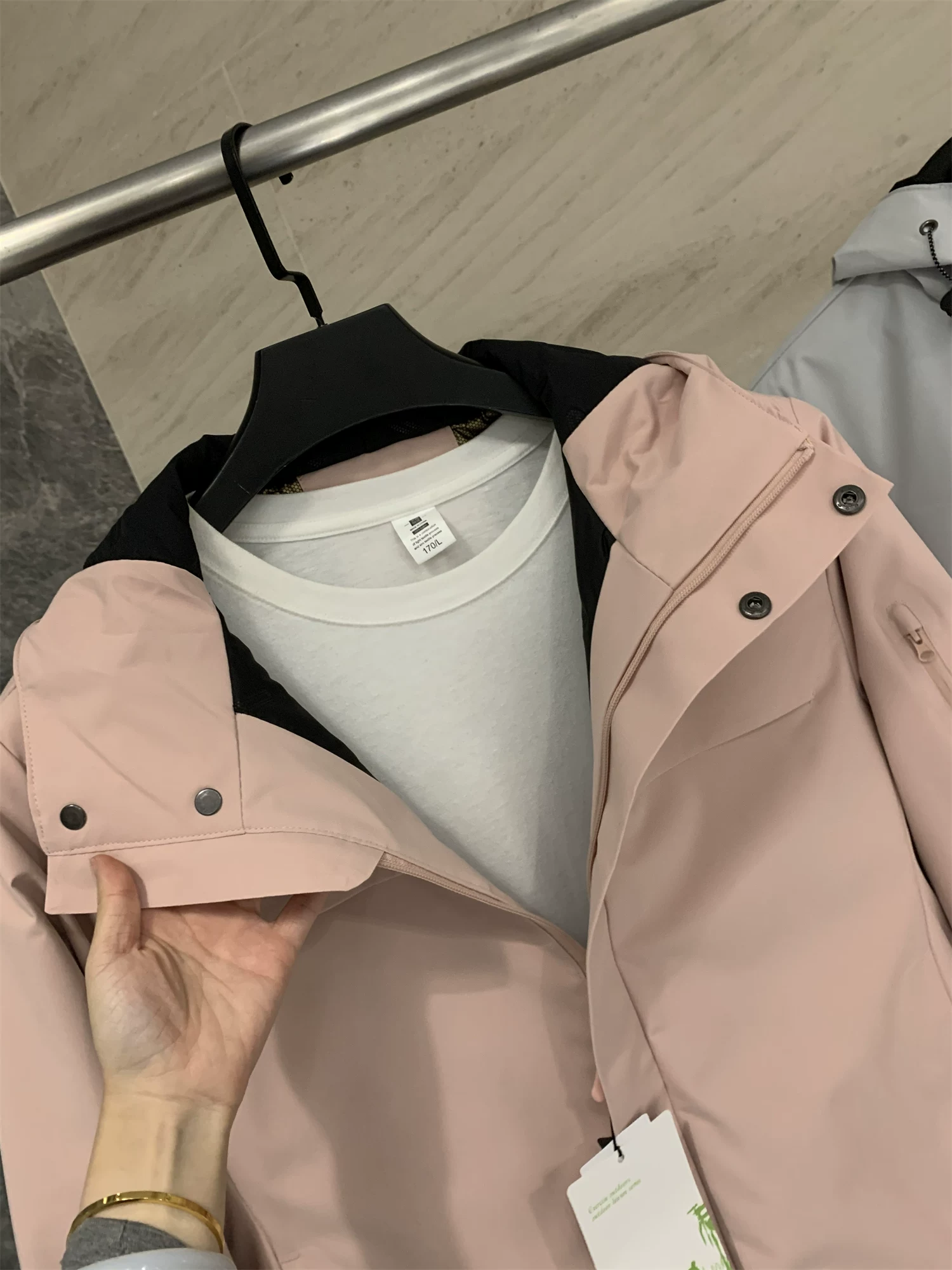 Phong cách chức năng ngoài trời Don Quixote! Áo khoác ấm có đệm chống gió, chống thấm nước cho cặp đôi mùa thu đông Áo khoác hợp thời trang