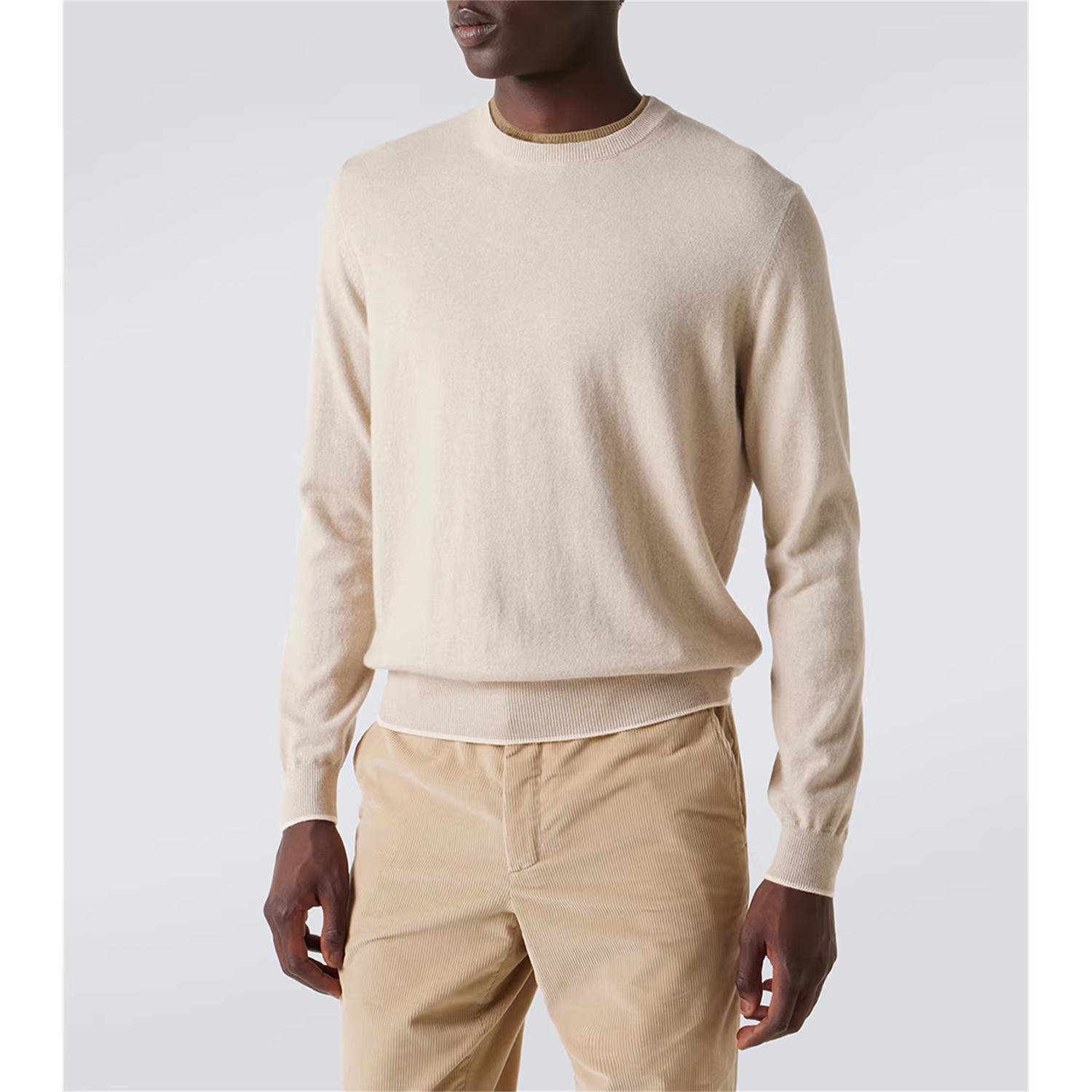 Don Quixote, đẳng cấp ngàn đô! Phong cách giản dị kiểu Mỹ! Áo len dệt kim pha len thu đông + tơ tằm dâu tằm.