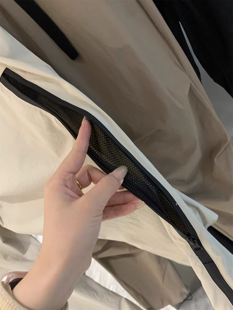 Dòng sản phẩm Don Quixote Outdoor Mountain! Quần dài thẳng dáng rộng, thoáng khí, nhanh khô, thích hợp làm việc và mặc thường ngày cho nam và nữ, kiểu quần lính dù.