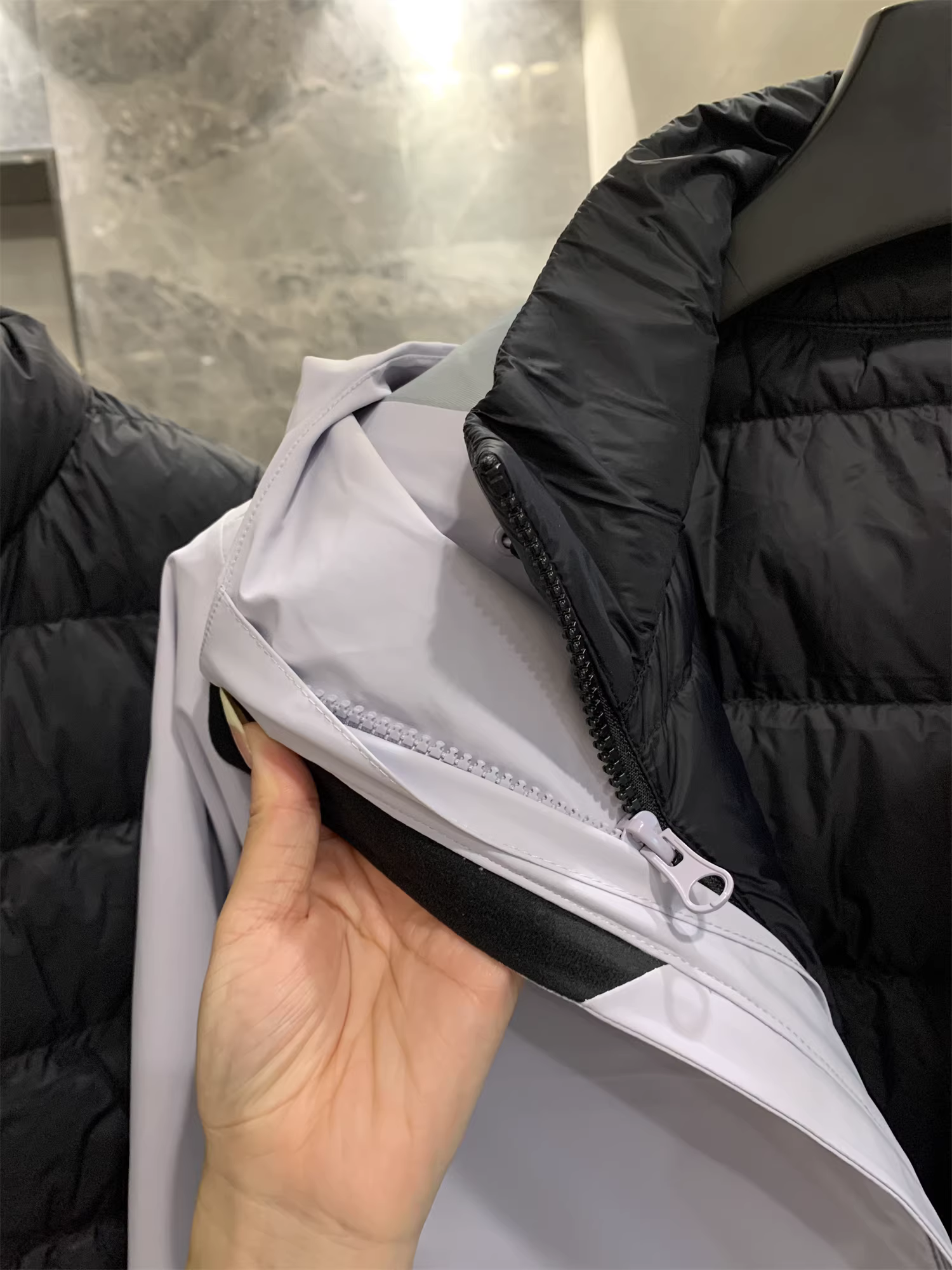 Don Quixote: Sang trọng nhẹ nhàng, tối giản ba trong một! 90% lông vũ vịt! Áo khoác ngoài mùa đông nam, hoàn toàn may kín, thời thượng.