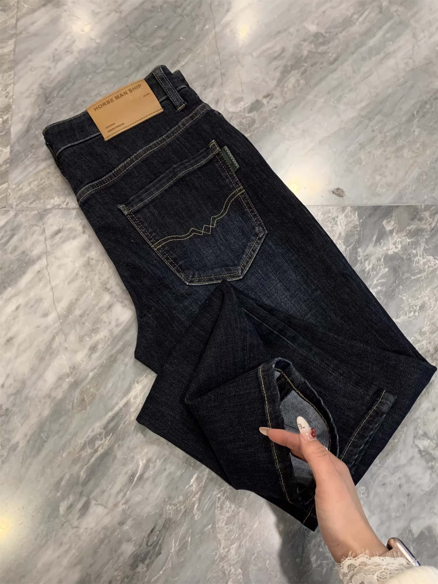 Don Quixote Haijia! Quá trình giặt là nặng nề! Quần âu, quần jean, quần dài nam thoải mái, thoáng khí, đa năng.