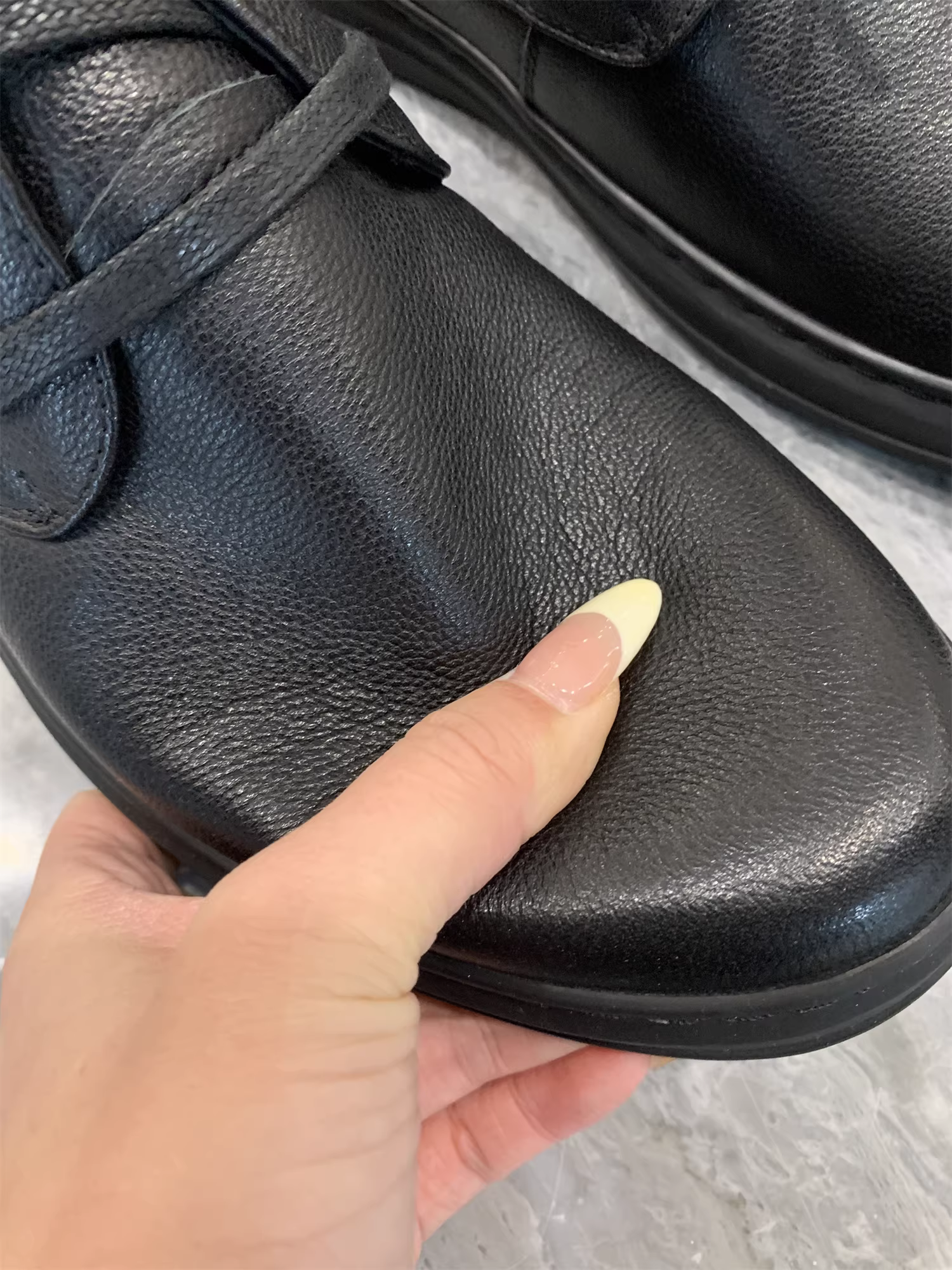 Giày da bò Don Quixote! Giày da nam công sở, đế cao su, buộc dây, mũi nhọn/tròn, kiểu giản dị.