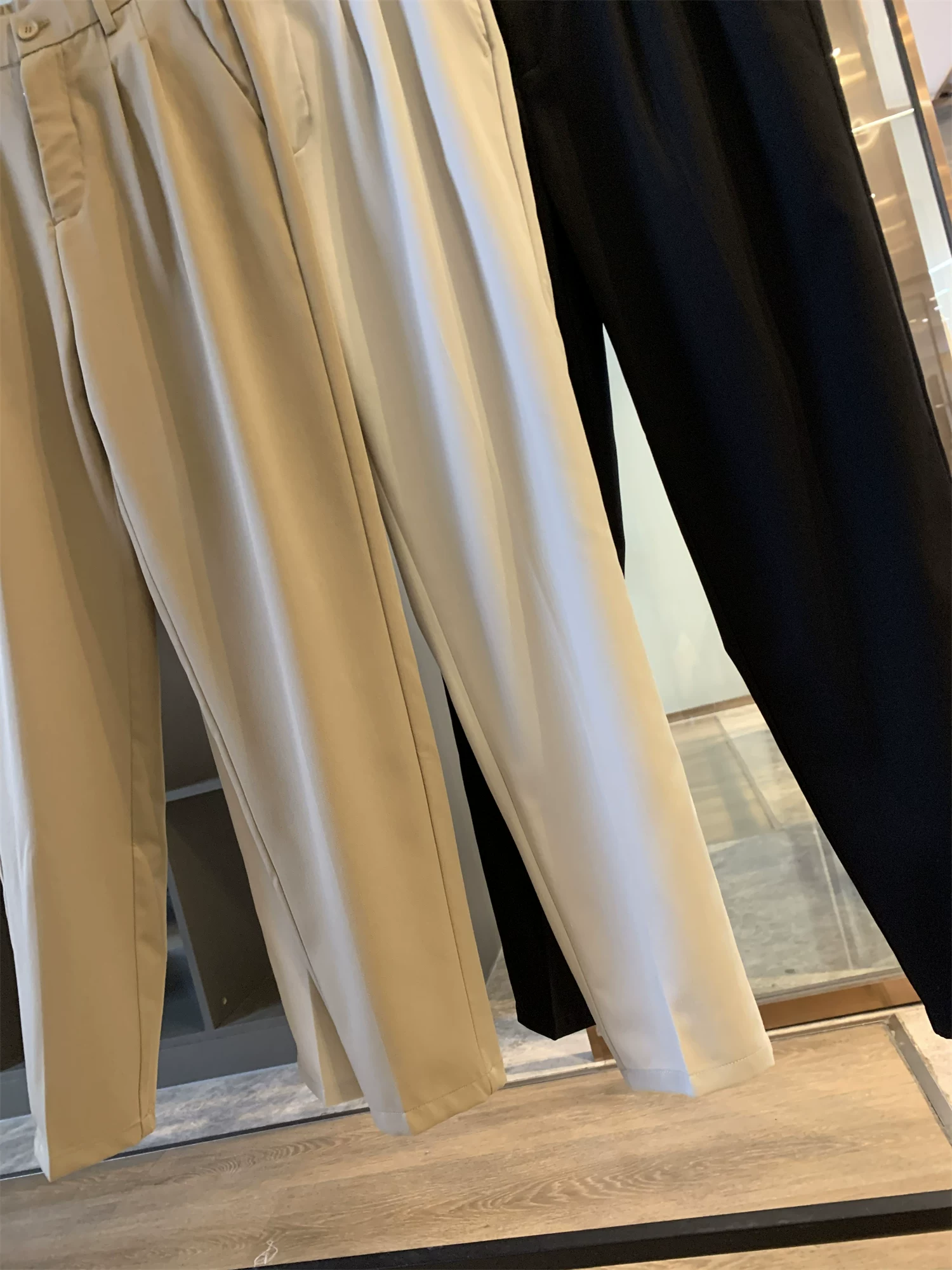 Phong cách nhà thiết kế Don Quixote! Thân thiện với làn da, chống nhăn, mềm mại! Quần âu nam đa năng, kiểu dáng thanh lịch, quần kaki nam.