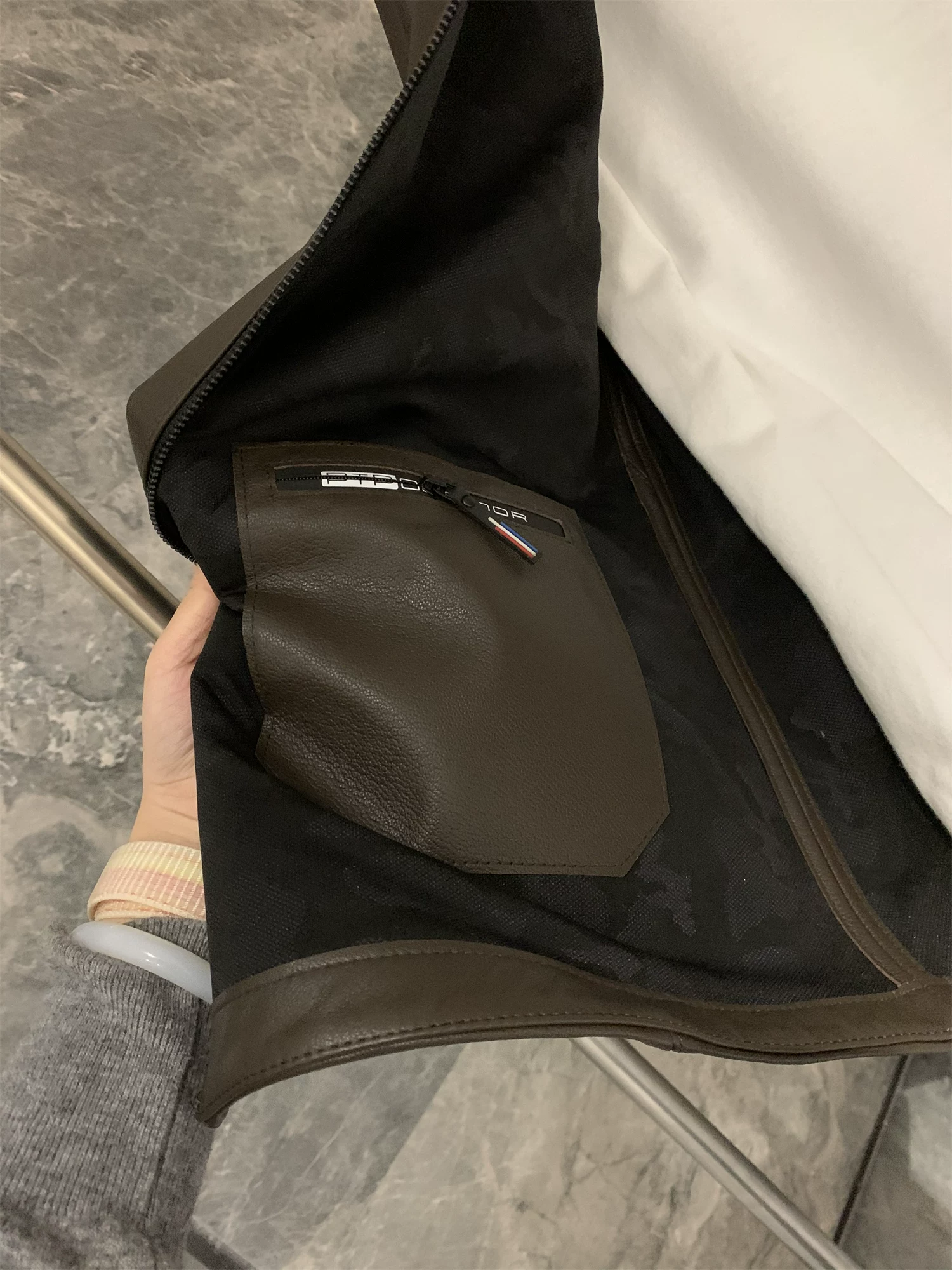 Tủ Don Quixote 1998! Da bò cao cấp! Áo khoác nam cổ đứng thời trang mùa thu, áo khoác thường ngày hợp thời trang