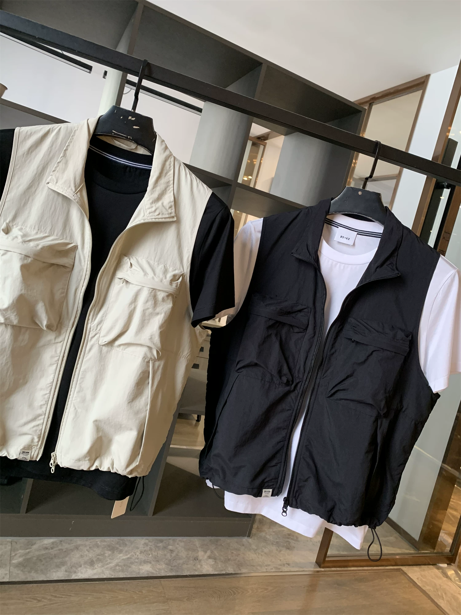 Don Quixote du hành khắp Tây Ban Nha! Tình trạng tuyệt vời! Áo vest làm việc ngoài trời nhiều túi dành cho nam mùa xuân.