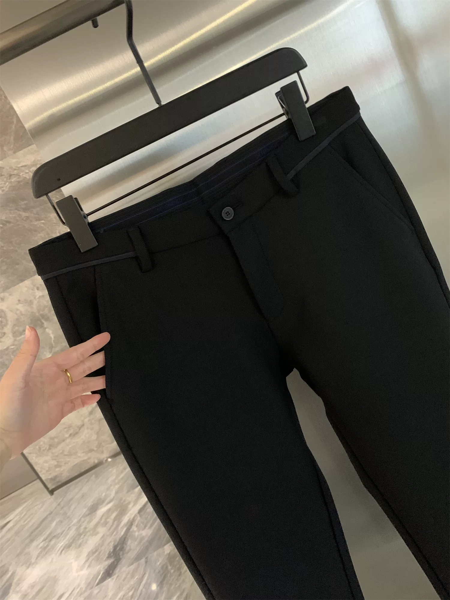 Đặc biệt Don Quixote! Offline 318! Độ co giãn sáu chiều! Quần âu nam chất liệu mềm mại, dáng thẳng, phong cách thường ngày.