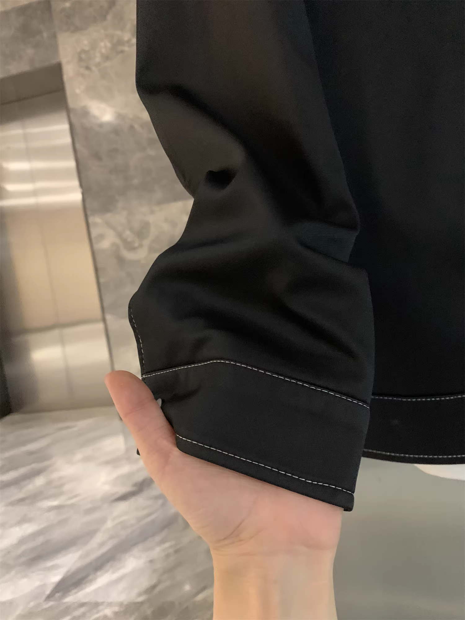 Đơn đặt hàng của công ty Don Quixote ODM! Được thiết kế bởi Mingji Line! Áo khoác da nam kiểu dáng công sở nhẹ nhàng, cổ điển.