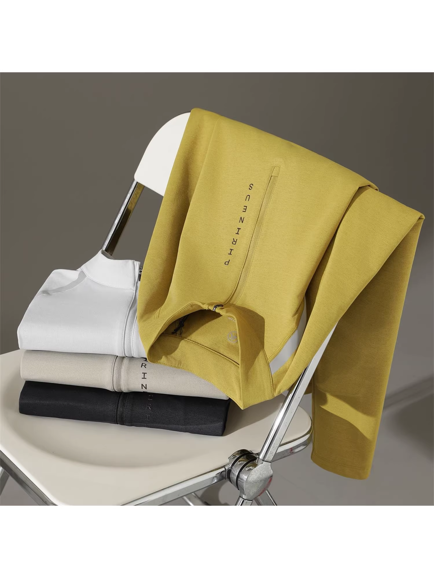 Áo giữ nhiệt Don Quixote WARM! Thiết kế 3D! Áo lót thể thao nam dài tay, khóa kéo nửa thân.