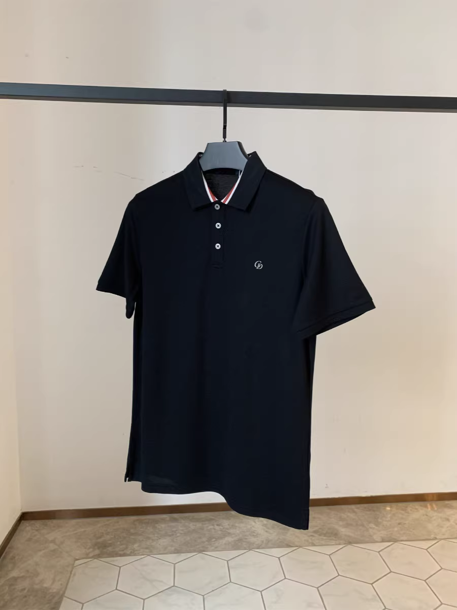 Giảm giá đặc biệt Don Quixote! Lyocell + Tơ tằm! Áo polo ngắn tay, cổ trụ, chất liệu thoáng mát và sảng khoái