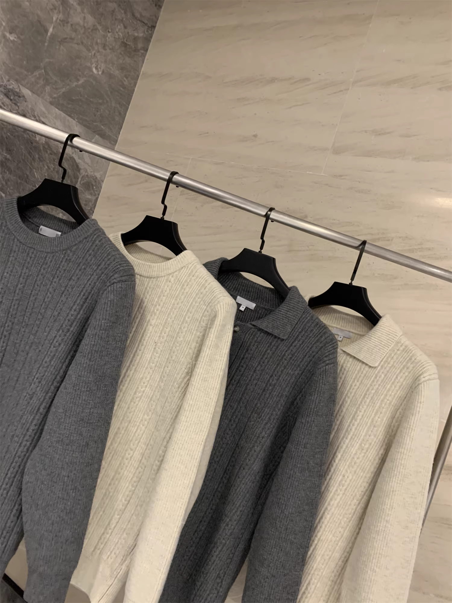 Don Quixote đến Tây Ban Nha! Áo len dệt kim họa tiết jacquard mềm mại và ấm áp mùa thu đông dành cho nam và nữ.