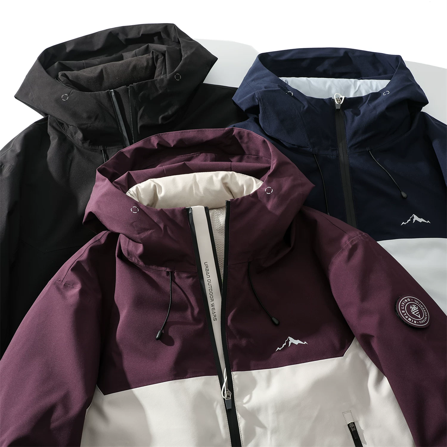 Áo khoác lông vũ Don Quixote 90% lông ngỗng! Ba trong một siêu bền! Áo khoác lót lông vũ có thể tháo rời mùa đông dành cho nam.