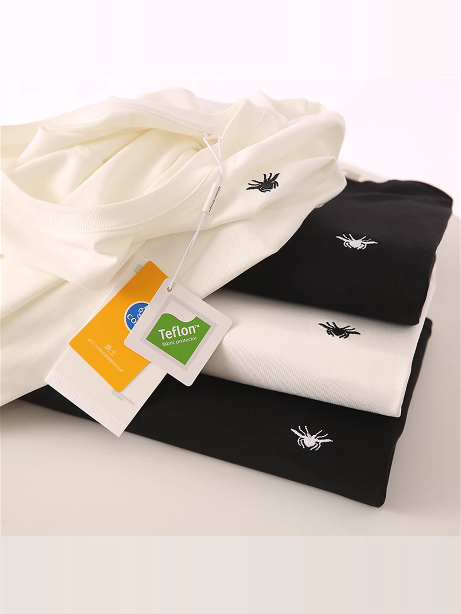 Don Quixote là sản phẩm bán chạy nhất! Công nghệ tuyệt vời! Áo thun nam tay dài thêu họa tiết cơ bản, đa năng, theo xu hướng thời trang.