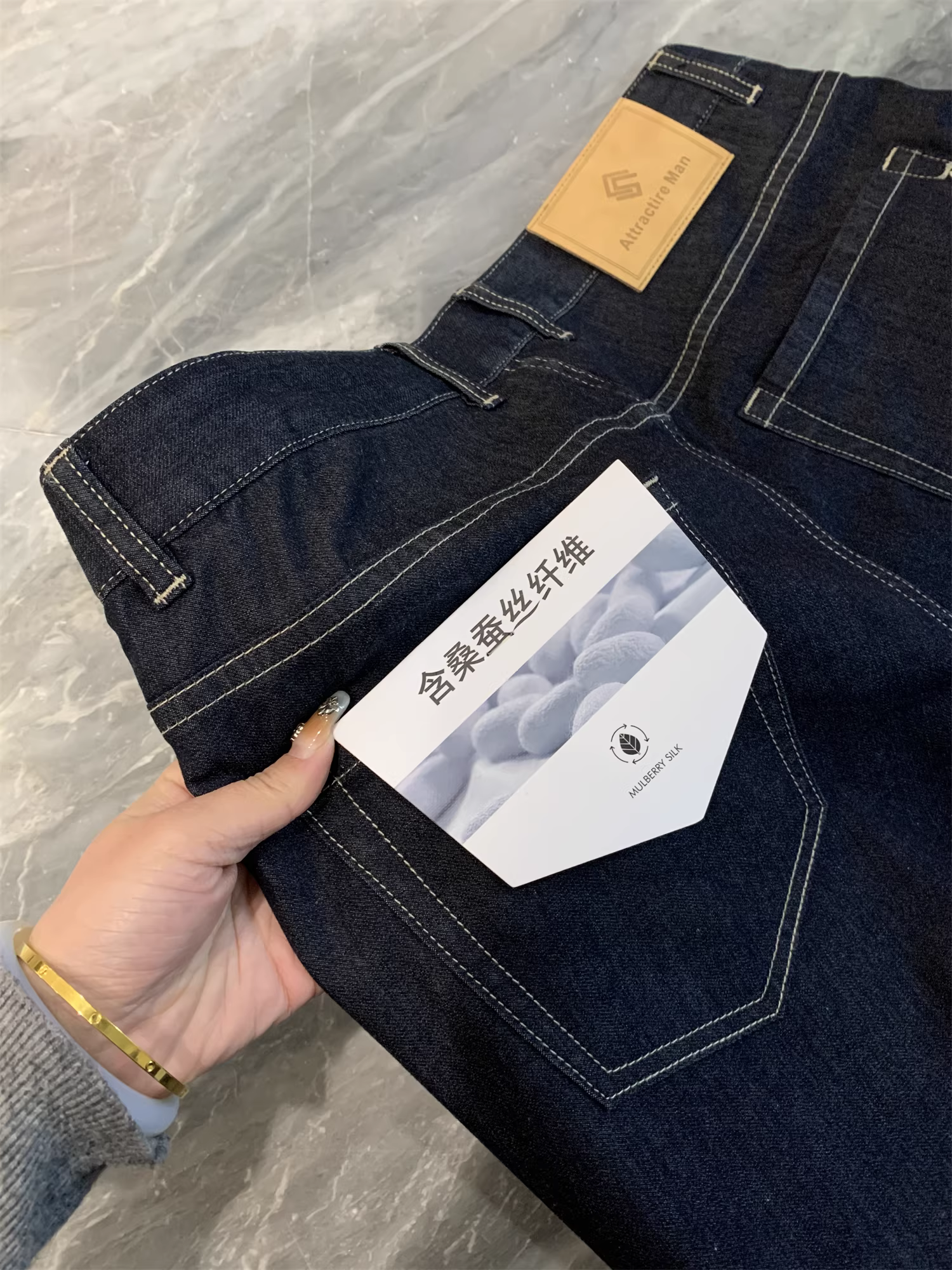 Don Quixote, vải tơ tằm cao cấp! Denim đã qua xử lý sạch sẽ! Quần và quần jean nam mùa xuân hè, thân thiện với làn da.