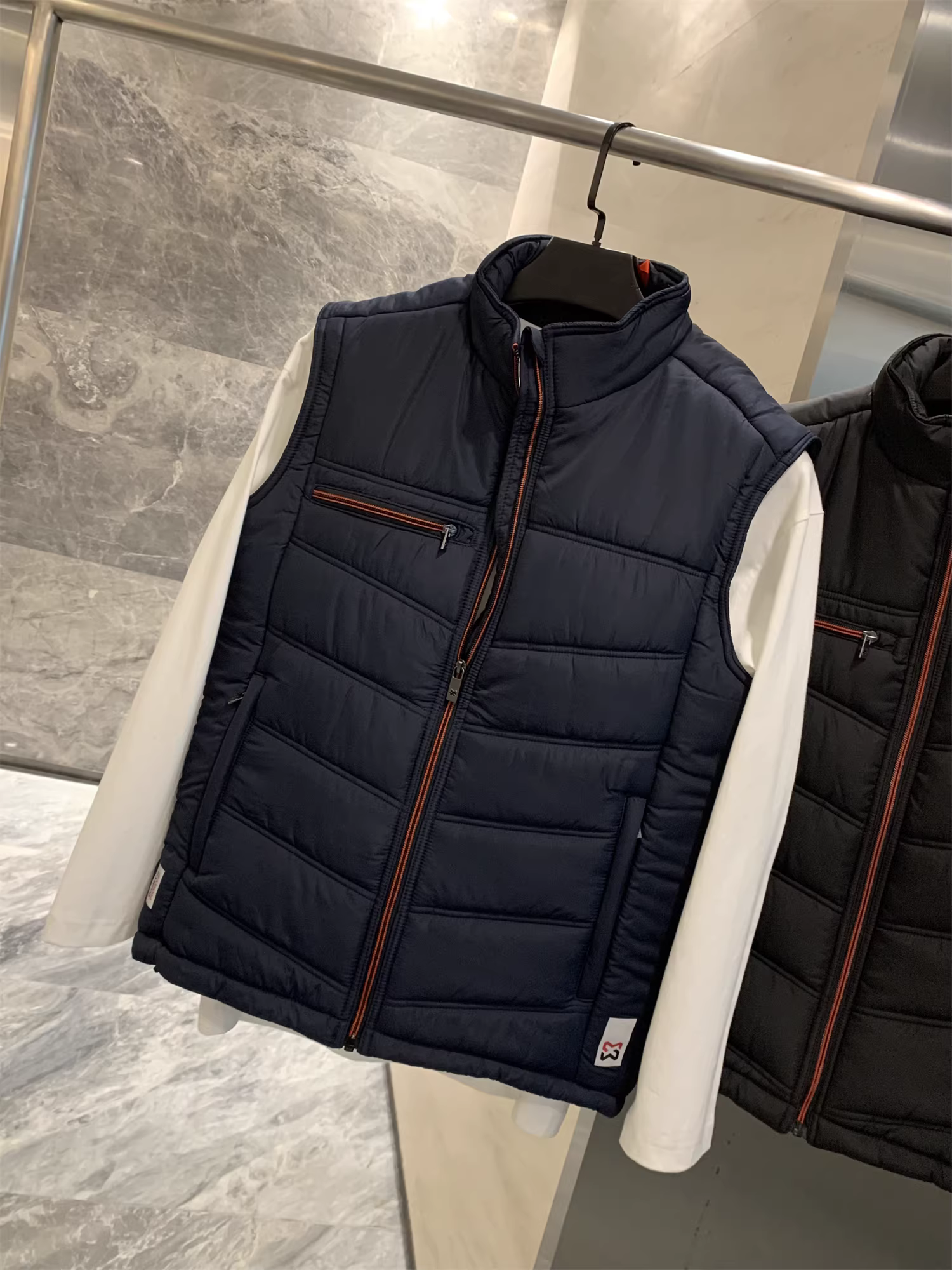 Quần áo bảo hộ lao động Don Quixote của Thụy Sĩ! Áo gilet cotton ngoài trời dành cho nam mùa thu đông nhẹ, không thấm nước, chống mài mòn, ấm áp.