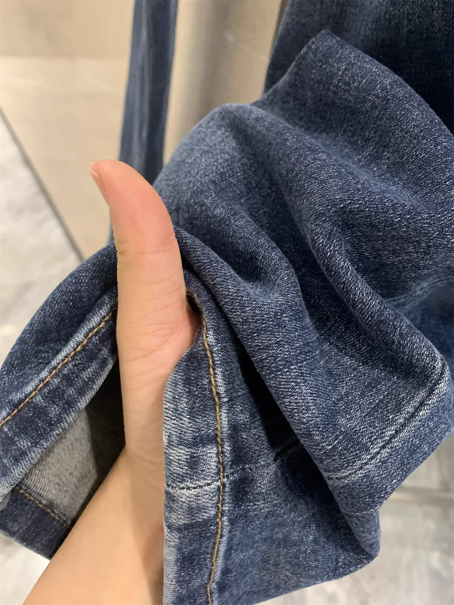 Quần jean nam Don Quixote H! Hàng ngoại nhập 278! Quần jean thẳng, chất liệu dày dặn, mềm mại, giặt nhẹ, kiểu dáng đơn giản.