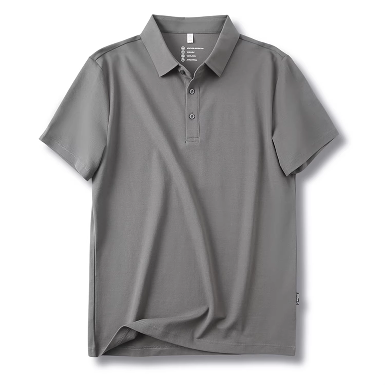 Don Quixote Cool Series! Chất liệu cotton Tân Cương cao cấp! Áo POLO ngắn tay mùa hè thoáng khí kiểu tổ ong, phong cách thường ngày