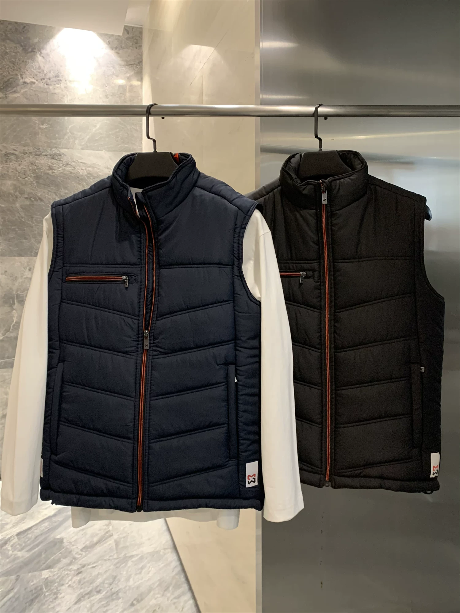 Quần áo bảo hộ lao động Don Quixote của Thụy Sĩ! Áo gilet cotton ngoài trời dành cho nam mùa thu đông nhẹ, không thấm nước, chống mài mòn, ấm áp.