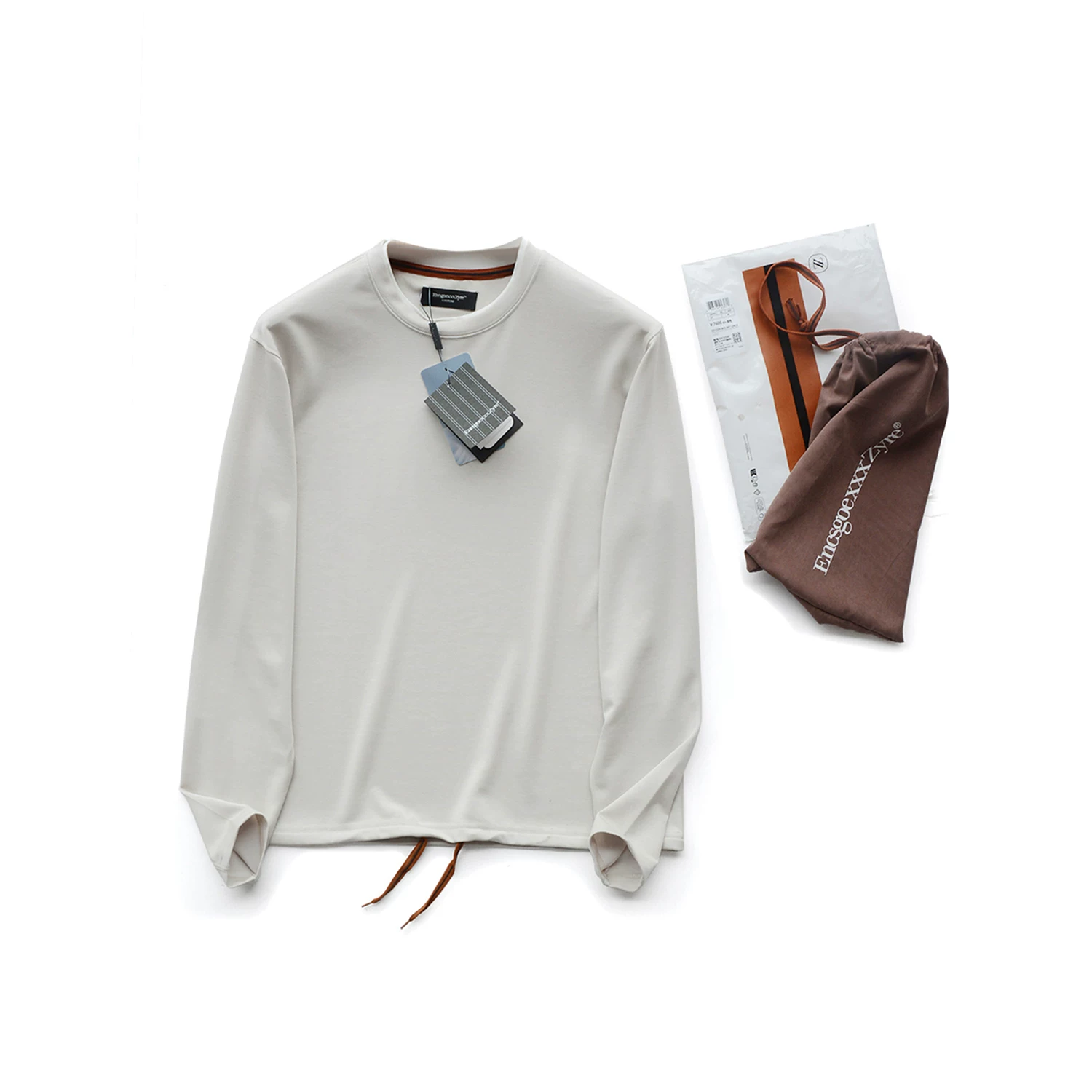 Don Quixote Online 3500+! Phong cách tiền cổ! Chất liệu tơ tằm + modal! Áo thun dài tay chất lượng cao