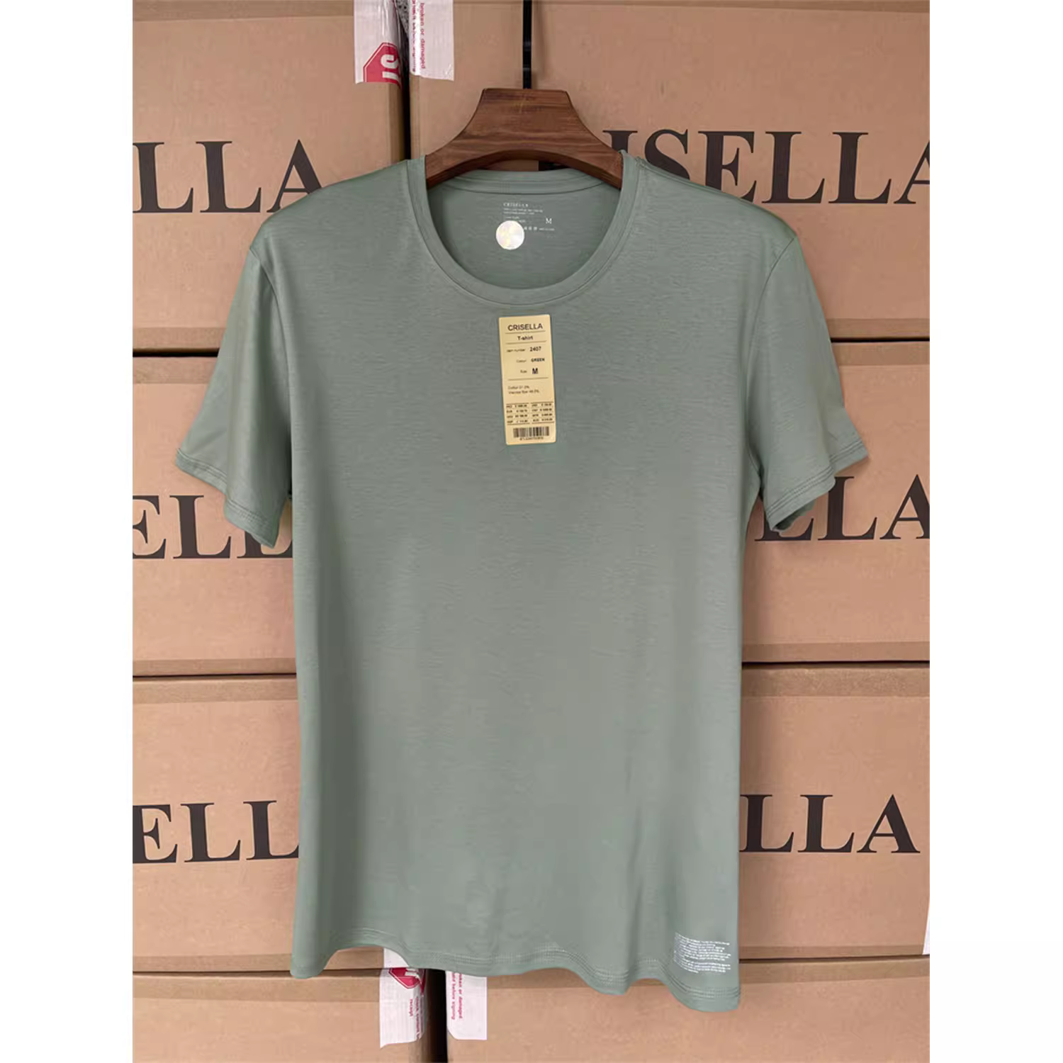 Đơn hàng Don Quixote HK! Chất liệu cotton dài sợi, được xử lý mềm mại hai mặt! Áo thun nam cổ tròn đa năng, cơ bản mùa hè