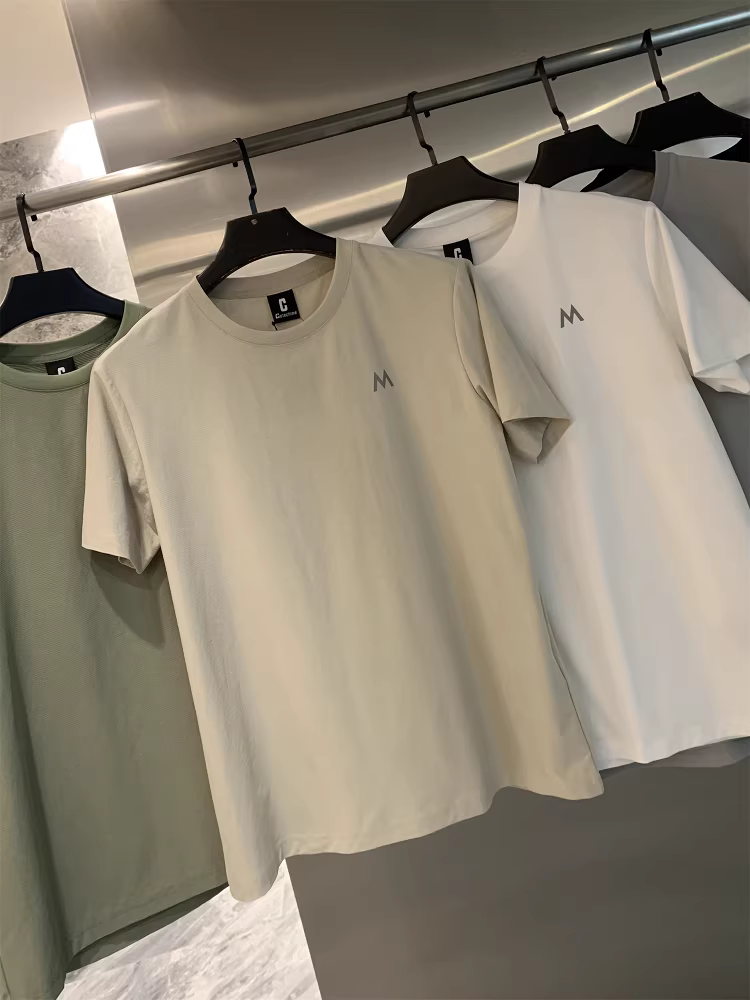 Don Quixote Niche Outdoor! Áo thun ngắn tay unisex mùa hè chống trầy xước, chống mài mòn, chống rách, nhanh khô hợp thời trang