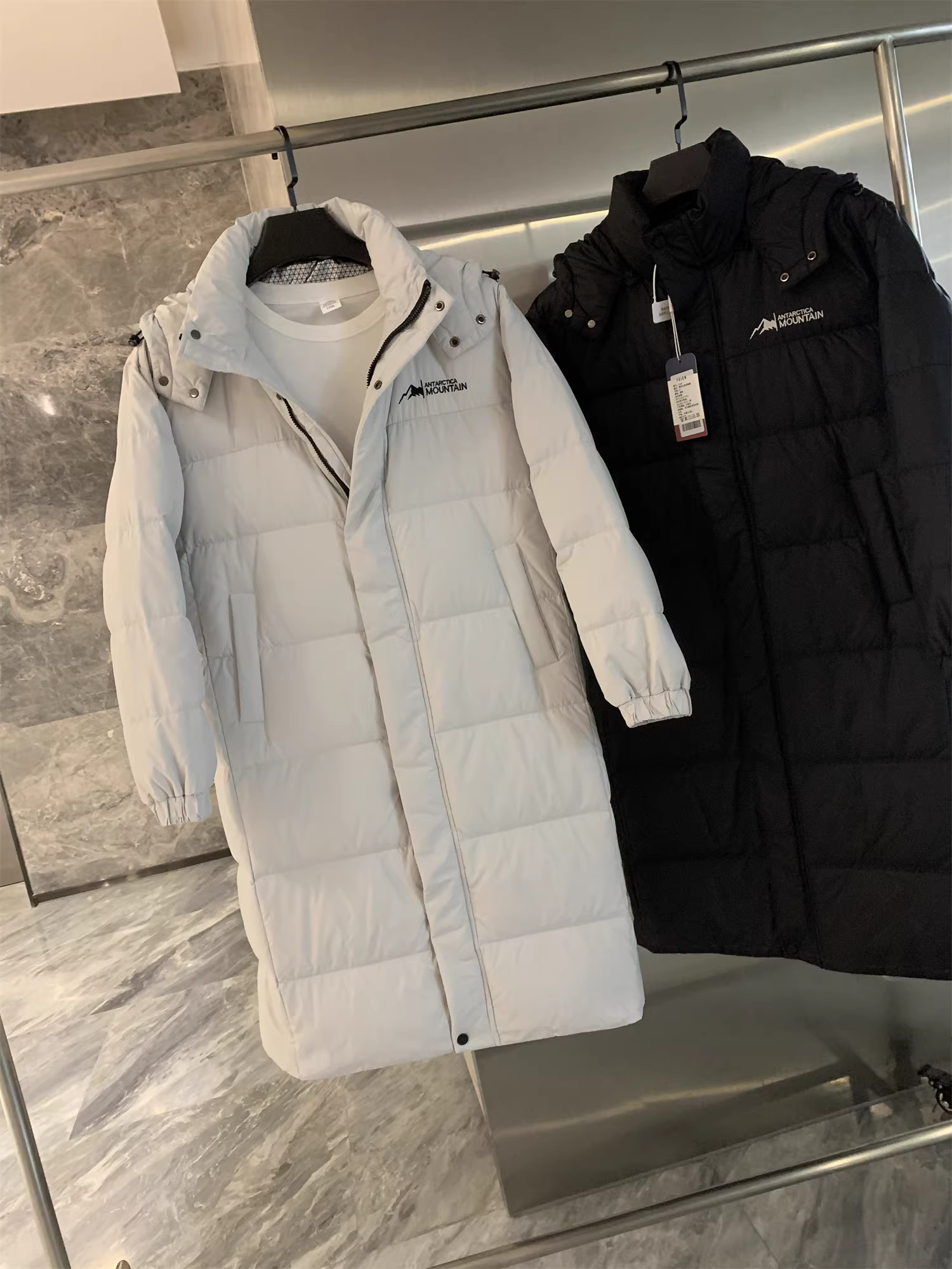 Don Quixote, chiếc áo khoác đi bộ! Áo khoác dài có mũ trùm đầu dành cho nam mùa đông, có lớp lót bằng công nghệ graphene.