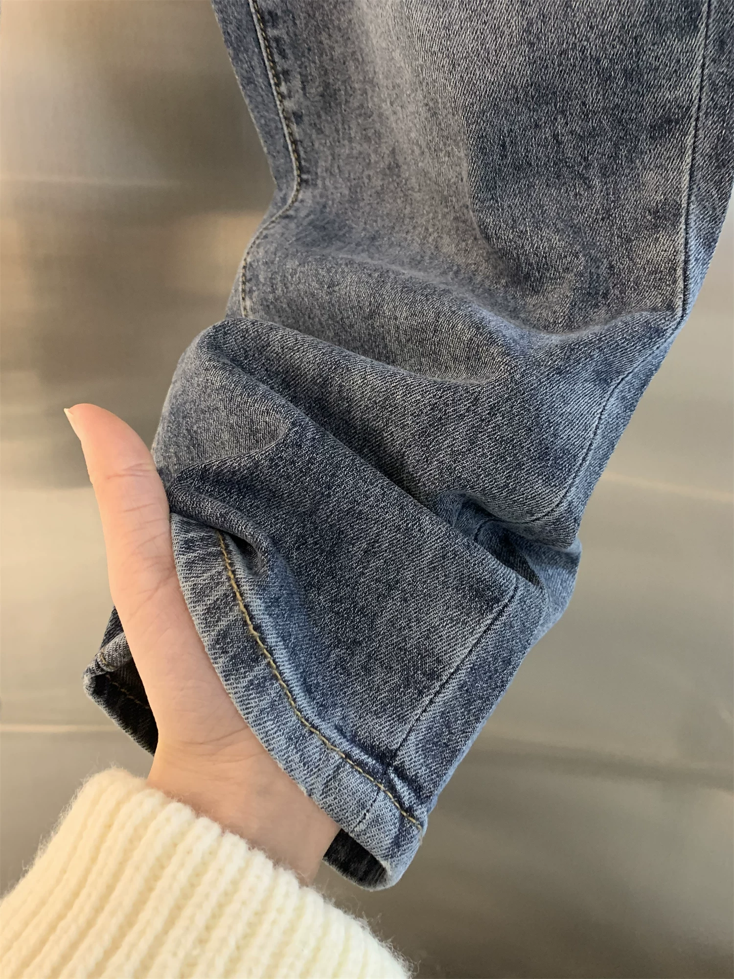 Quần jean nam dáng lửng chất liệu vải mềm mại, dệt thủ công, đa năng, kiểu dáng Don Quixote Heavy Wash!