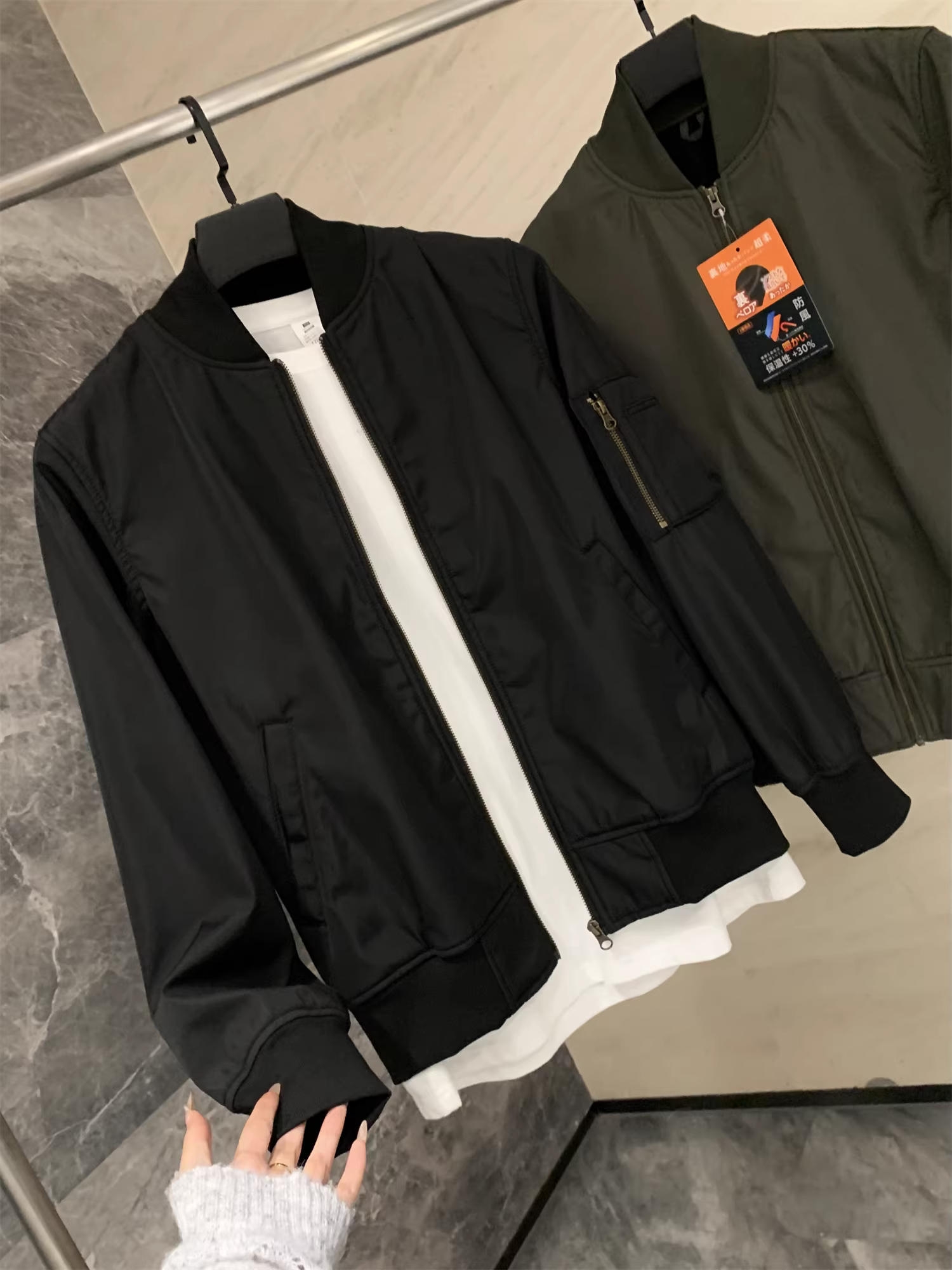 Đảo Don Quixote - Sản phẩm độc quyền! Áo khoác phi công Air Force M1 bằng vải lông tổng hợp giữ ấm +30 độ dành cho nam