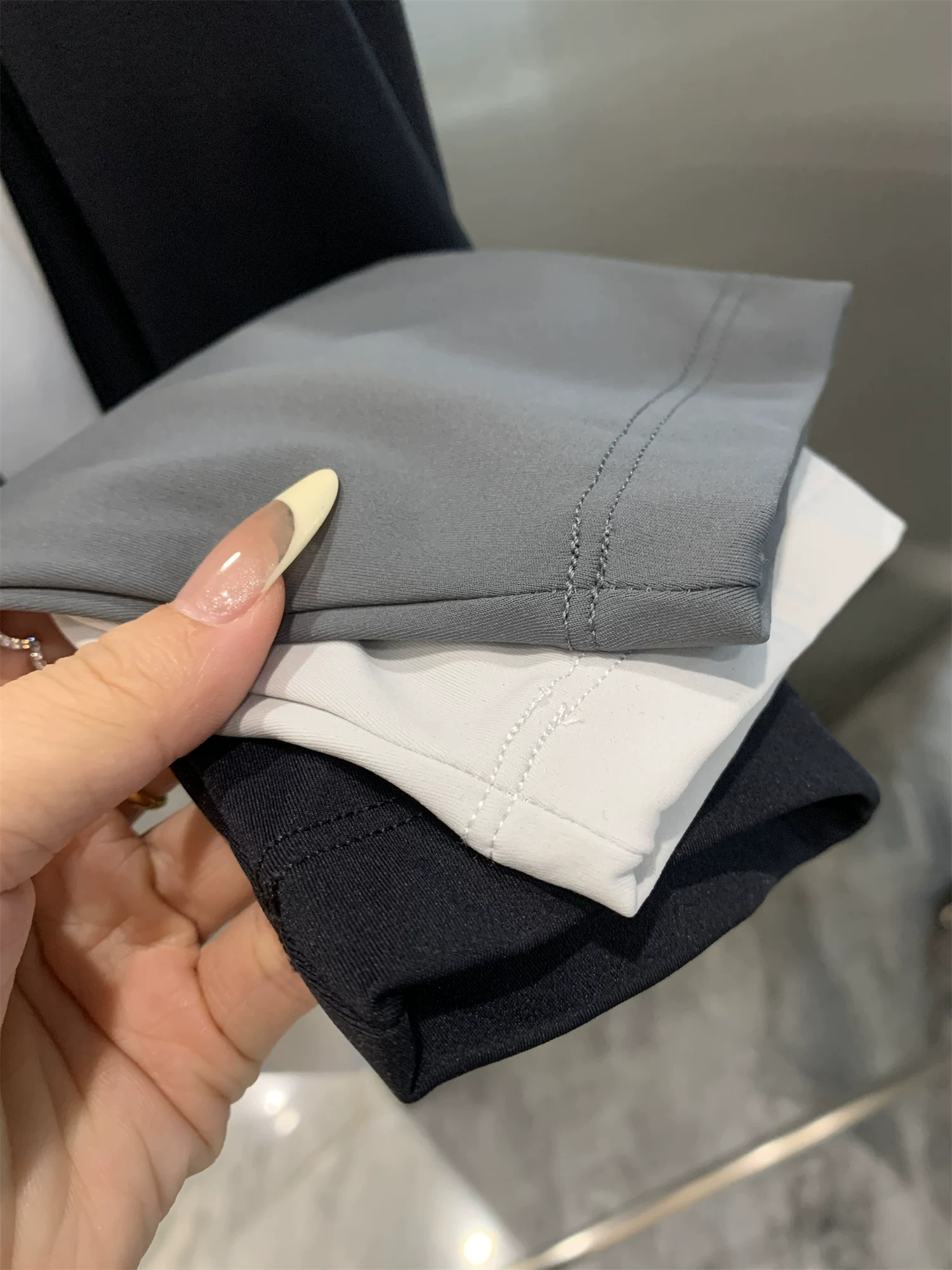 Don Quixote 7A kháng khuẩn! Kết cấu lớp không khí! Áo khoác có cổ đứng được thiết kế 3D mới cho mùa thu đông