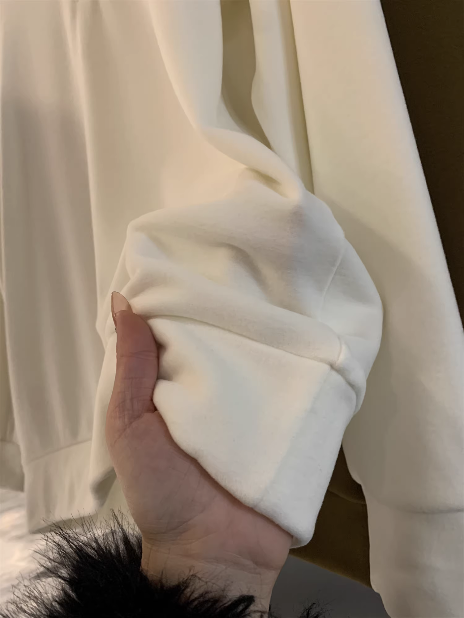 Don Quixote, hàng chất lượng cao cấp! Áo khoác nỉ nam cổ đứng nửa khóa kéo, chất liệu pha lụa và len!