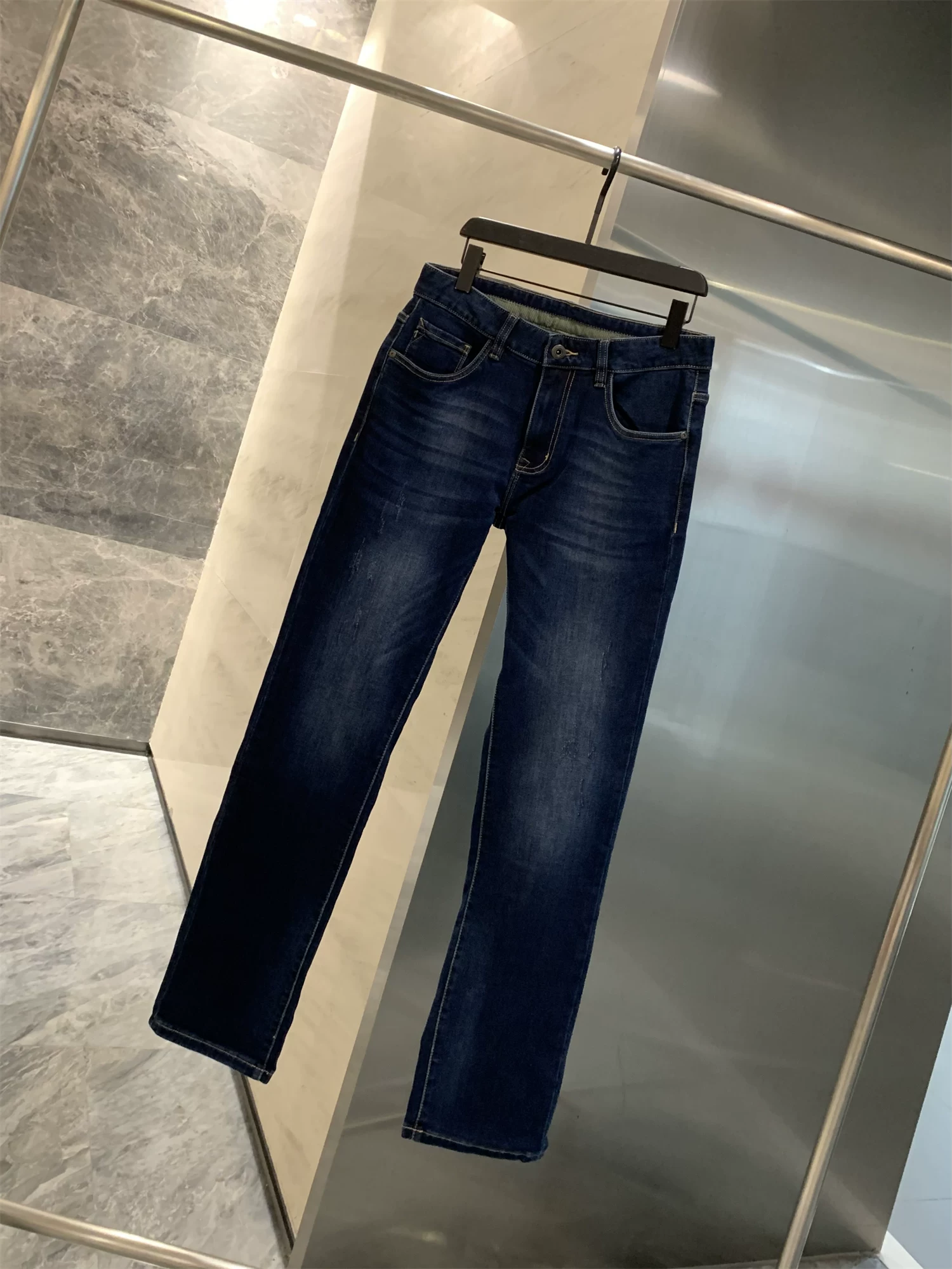 Don Quixote dòng H! Dòng Cloud! Quần jean nam ống thẳng chất liệu cotton mềm mại, co giãn, thích hợp cho mùa thu