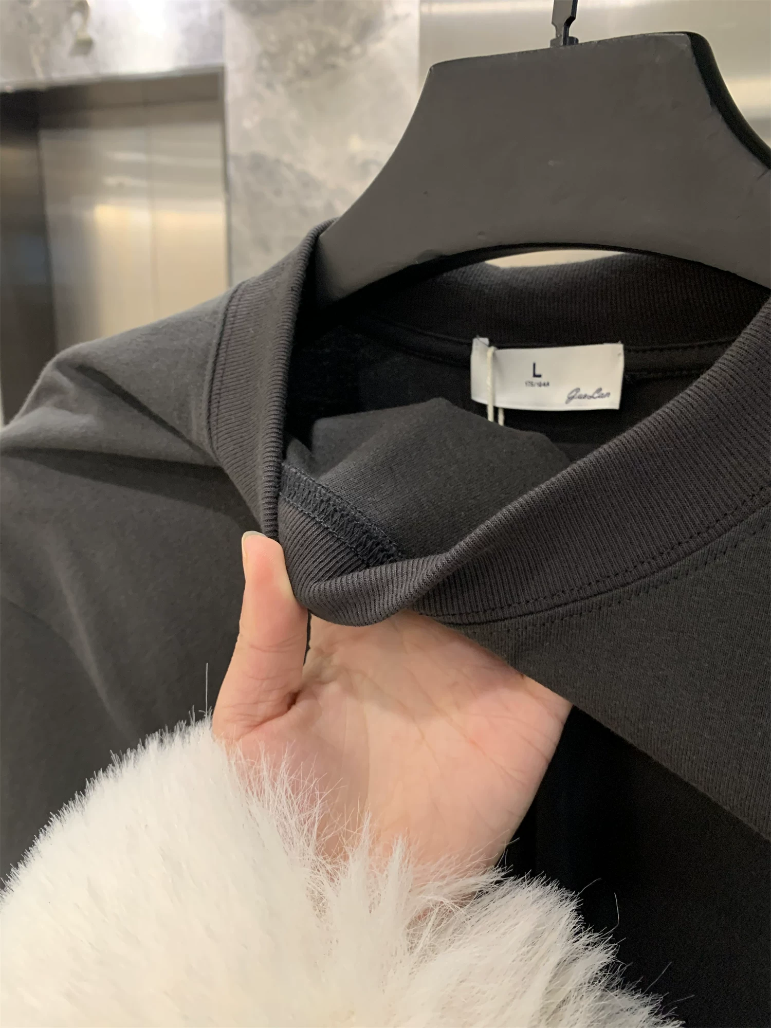 Đơn đặt hàng của công ty Don Quixote ODM! 100% cotton! Áo thun ngắn tay cổ tròn đa năng, màu trơn, dòng màu Melard dành cho cặp đôi.