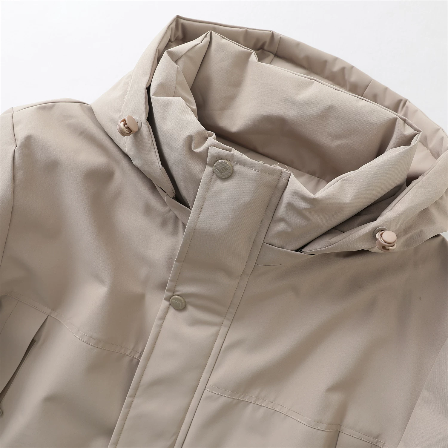 Don Quixote 20 chiếc áo khoác len cừu! Dày và ấm áp! Áo khoác cotton có mũ trùm đầu màu trơn giản dị dành cho nam mùa đông hợp thời trang