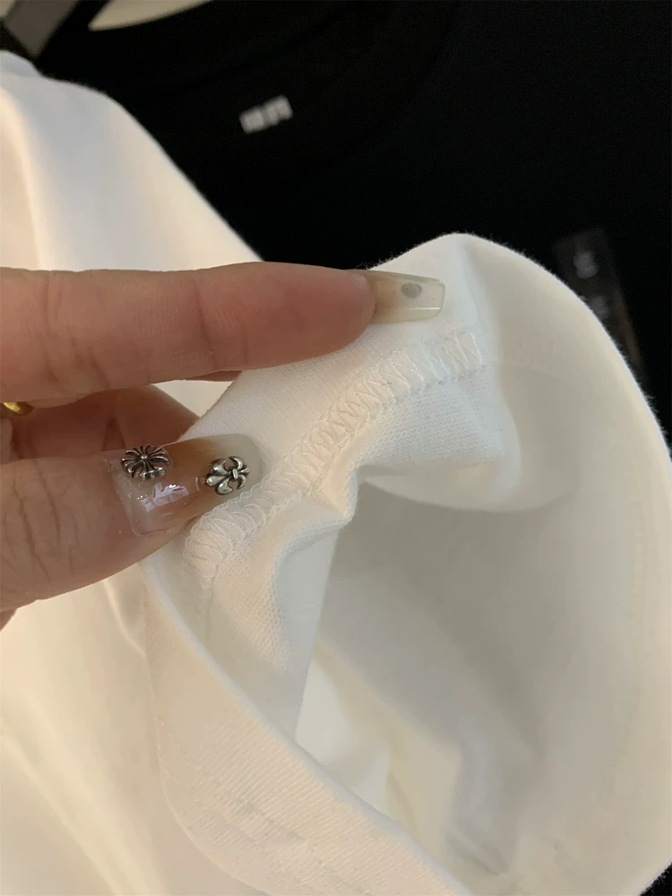 Don Quixote theo phong cách Nhật Bản! 100% cotton! Áo thun ngắn tay cổ tròn unisex màu trơn đa năng, phong cách giản dị mùa hè hợp thời trang