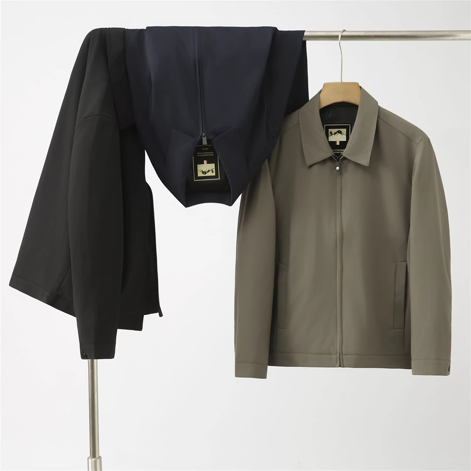 Áo khoác nam Don Quixote dệt cao cấp, kiểu dáng rất thời trang! Áo khoác công sở mùa thu, dáng vest lịch lãm.