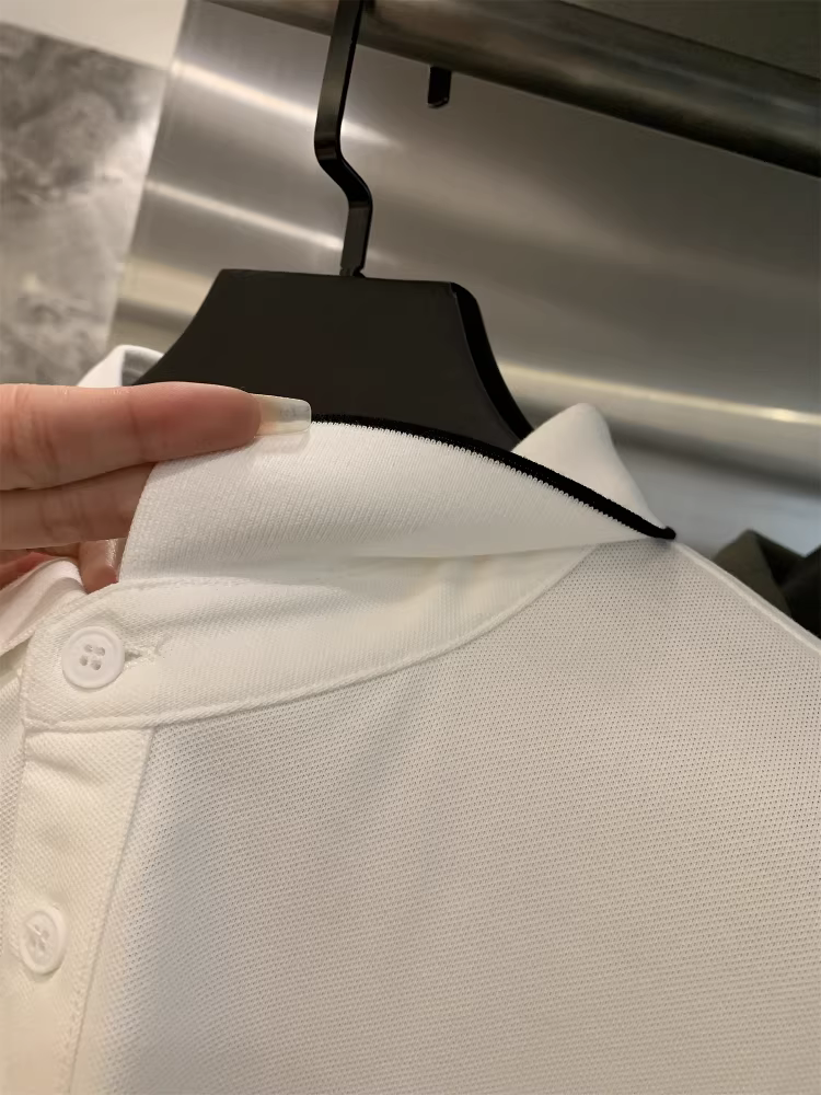 Don Quixote đi mua sắm để đặt hàng! Đơn giản và thanh lịch! Áo polo ngắn tay chất liệu cotton mềm mại mùa hè dành cho nam.