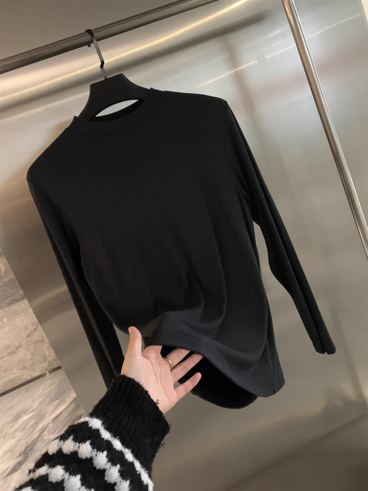 Lớp lót Don Quixote! Lông cừu tích hợp protein cashmere! Bộ lớp lót giữ nhiệt lót lông cừu dành cho nam mùa thu đông.